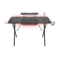 Produktbild för Genesis Holm 300 RGB - bord - rectangular with contoured corners - svart