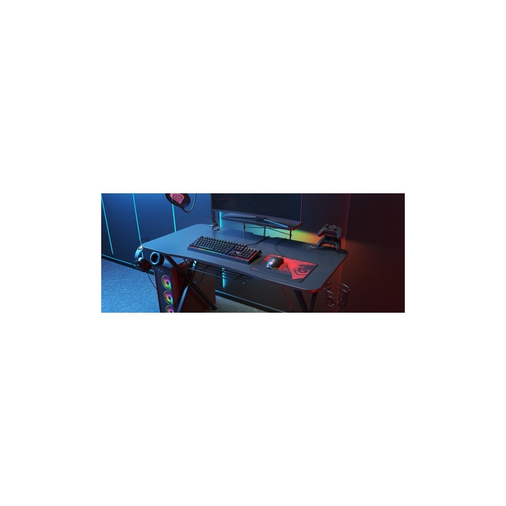 Produktbild för Genesis Holm 300 RGB - bord - rectangular with contoured corners - svart