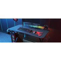 Produktbild för Genesis Holm 300 RGB - bord - rectangular with contoured corners - svart