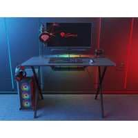 Produktbild för Genesis Holm 300 RGB - bord - rectangular with contoured corners - svart