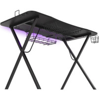 Produktbild för Genesis Holm 300 RGB - bord - rectangular with contoured corners - svart