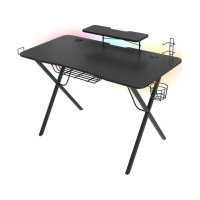 Produktbild för Genesis Holm 300 RGB - bord - rectangular with contoured corners - svart
