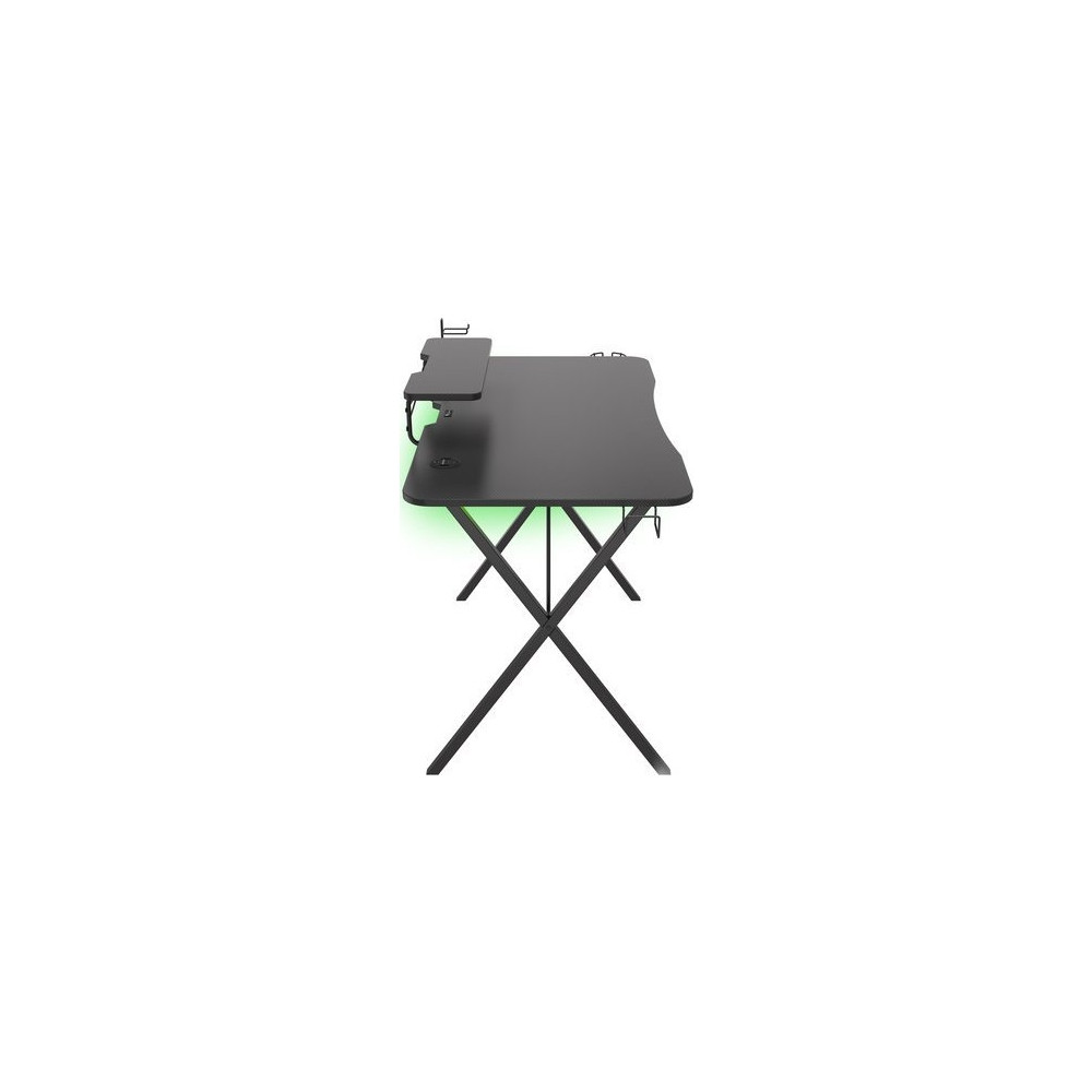 Produktbild för Genesis Holm 300 RGB - bord - rectangular with contoured corners - svart