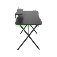 Produktbild för Genesis Holm 300 RGB - bord - rectangular with contoured corners - svart