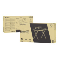 Produktbild för Genesis Holm 300 RGB - bord - rectangular with contoured corners - svart