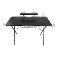 Produktbild för Genesis Holm 300 RGB - bord - rectangular with contoured corners - svart