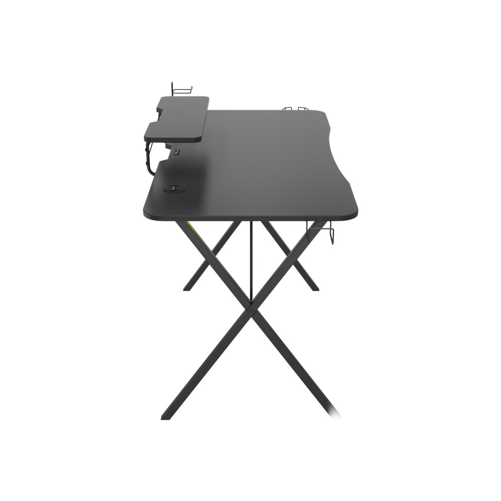 Produktbild för Genesis Holm 300 RGB - bord - rectangular with contoured corners - svart
