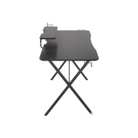 Produktbild för Genesis Holm 300 RGB - bord - rectangular with contoured corners - svart