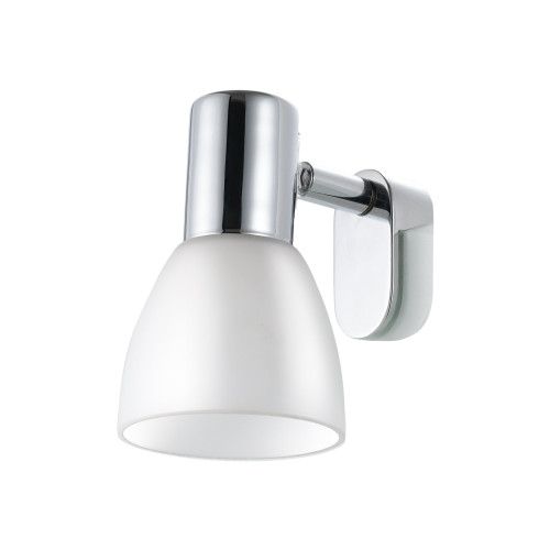 EGLO Eglo Sticker - spegellampa - E14 - krom, matte opal white