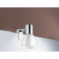 Produktbild för Eglo Sticker - spegellampa - E14 - krom, matte opal white