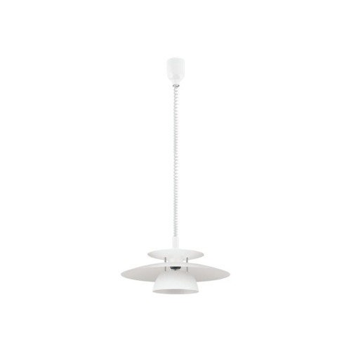 EGLO Eglo Brenda - hängande lampa - E27 - vit, krom