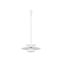 Produktbild för Eglo Brenda - hängande lampa - E27 - vit, krom