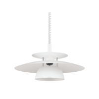 Produktbild för Eglo Brenda - hängande lampa - E27 - vit, krom