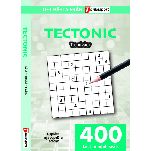 Tankesport Tectonic. Lätt - medel - svårt (häftad)