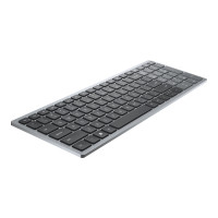 Produktbild för Dell KB740 - tangentbord - kompakt, flera enheter - QWERTZ - tysk - Titan gray Inmatningsenhet
