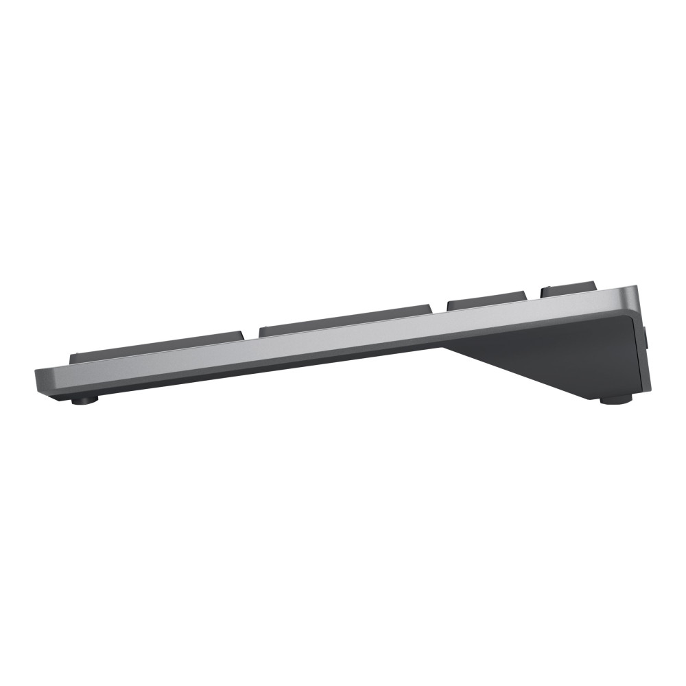 Produktbild för Dell KB740 - tangentbord - kompakt, flera enheter - QWERTZ - tysk - Titan gray Inmatningsenhet