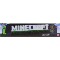 Produktbild för Paladone Minecraft - dekorationslampa - Minecraft-logotyp - vit