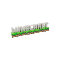 Produktbild för Paladone Minecraft - dekorationslampa - Minecraft-logotyp - vit