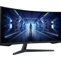 Produktbild för Samsung Odyssey G5 C34G55TWWP - G55T Series - LED-skärm - böjd - 34" - HDR