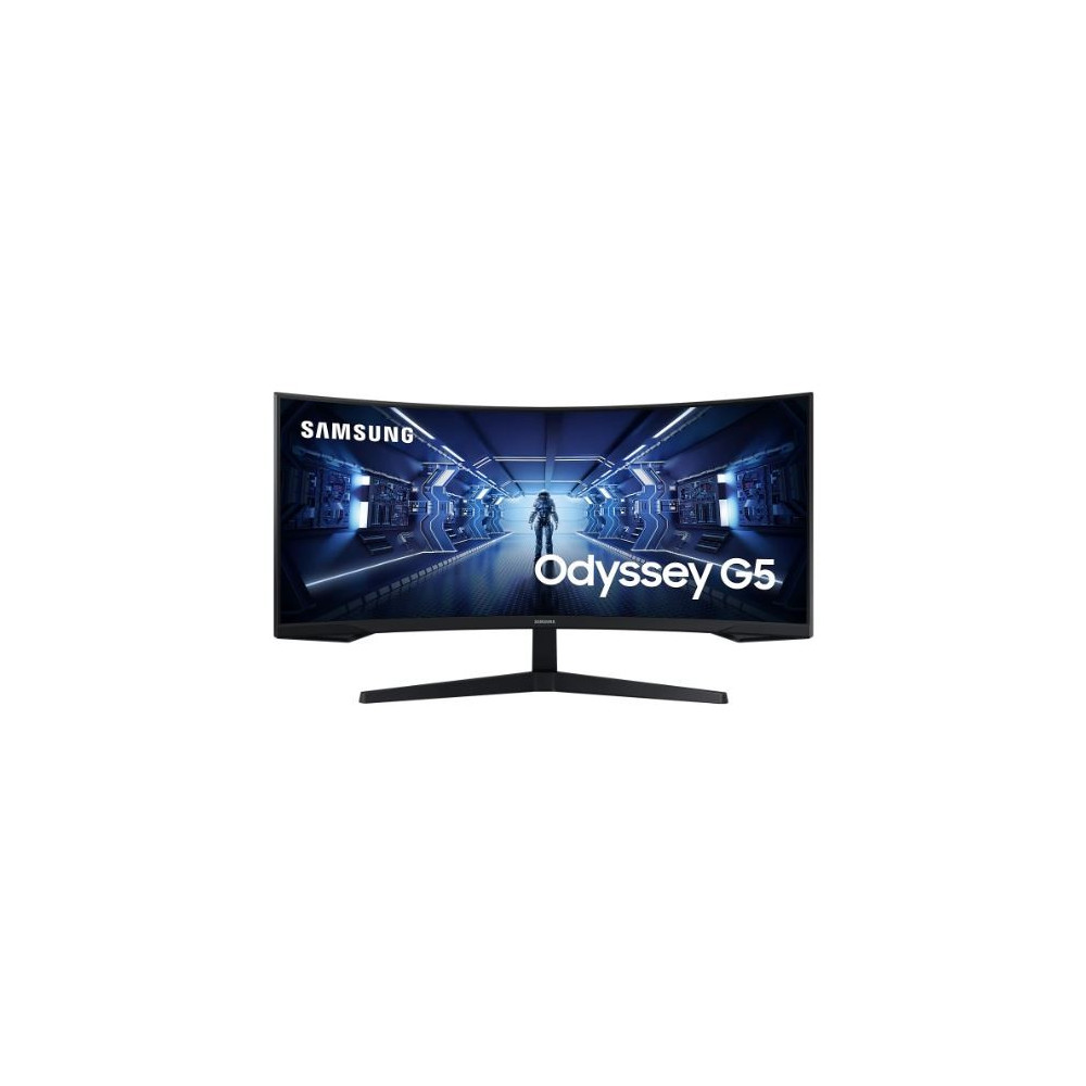 Produktbild för Samsung Odyssey G5 C34G55TWWP - G55T Series - LED-skärm - böjd - 34" - HDR