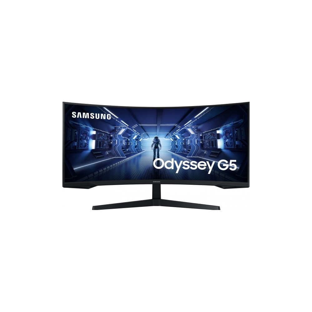 Produktbild för Samsung Odyssey G5 C34G55TWWP - G55T Series - LED-skärm - böjd - 34" - HDR