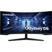 Produktbild för Samsung Odyssey G5 C34G55TWWP - G55T Series - LED-skärm - böjd - 34" - HDR
