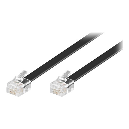 WENTRONIC GMBH goobay telefonkabel - 15 m - svart