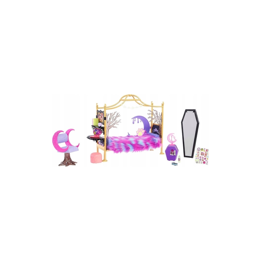 Produktbild för Mattel Monster High™ sovrum Clawdeen Wolf™ set med tillbehör...
