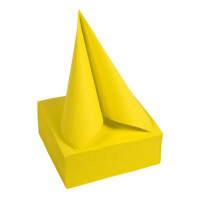 Produktbild för Servett PRONAPPE 38x38cm gul 40/fp
