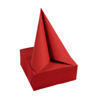 Produktbild för Servett PRONAPPE 38x38cm röd 40/fp