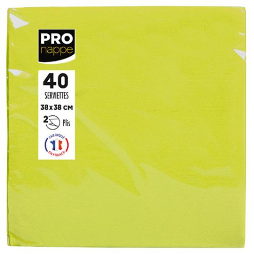 PRONAPPE Servett PRONAPPE 38x38cm kiwi 40/fp