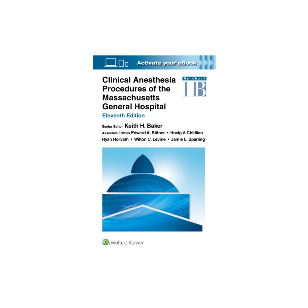 Produktbild för Clinical Anesthesia Procedures of the Massachusetts General Hospital (häftad, eng)