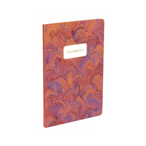 teNeues Stationery Florentine Vermilion Small Bullet Journal