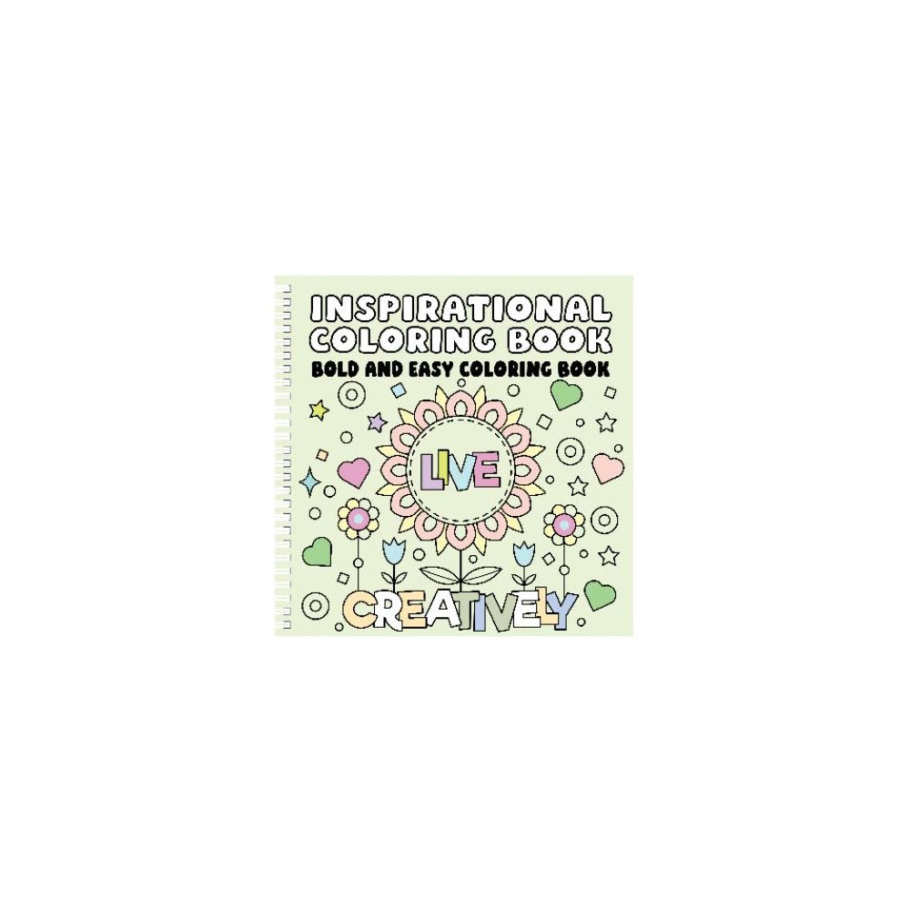 Produktbild för Inspirational  Bold and Easy Coloring Book (häftad, eng)