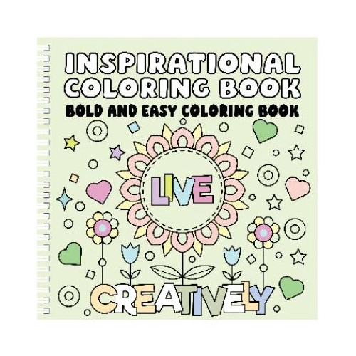 Page Publications Inspirational  Bold and Easy Coloring Book (häftad, eng)