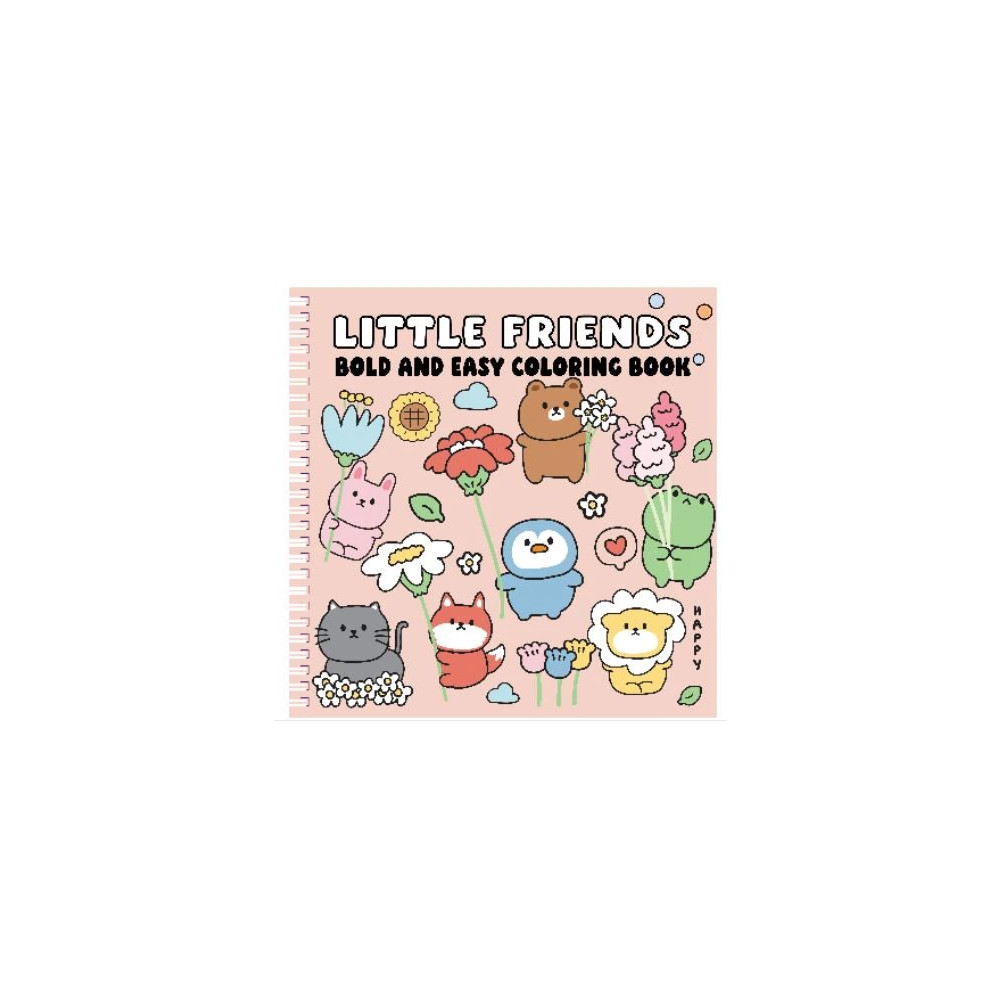 Produktbild för Little Friends Bold and Easy Coloring Book (häftad, eng)