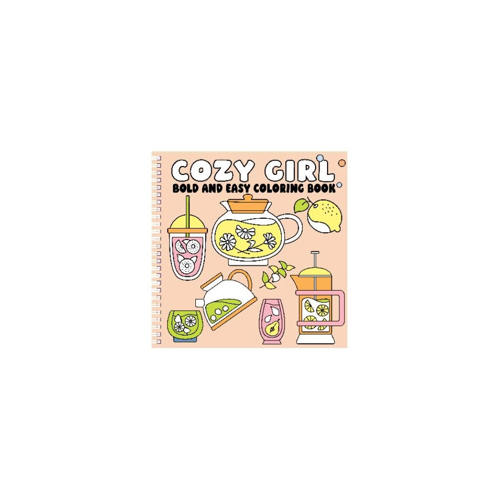 Produktbild för Cozy Girl Bold and Easy Coloring Book (häftad, eng)