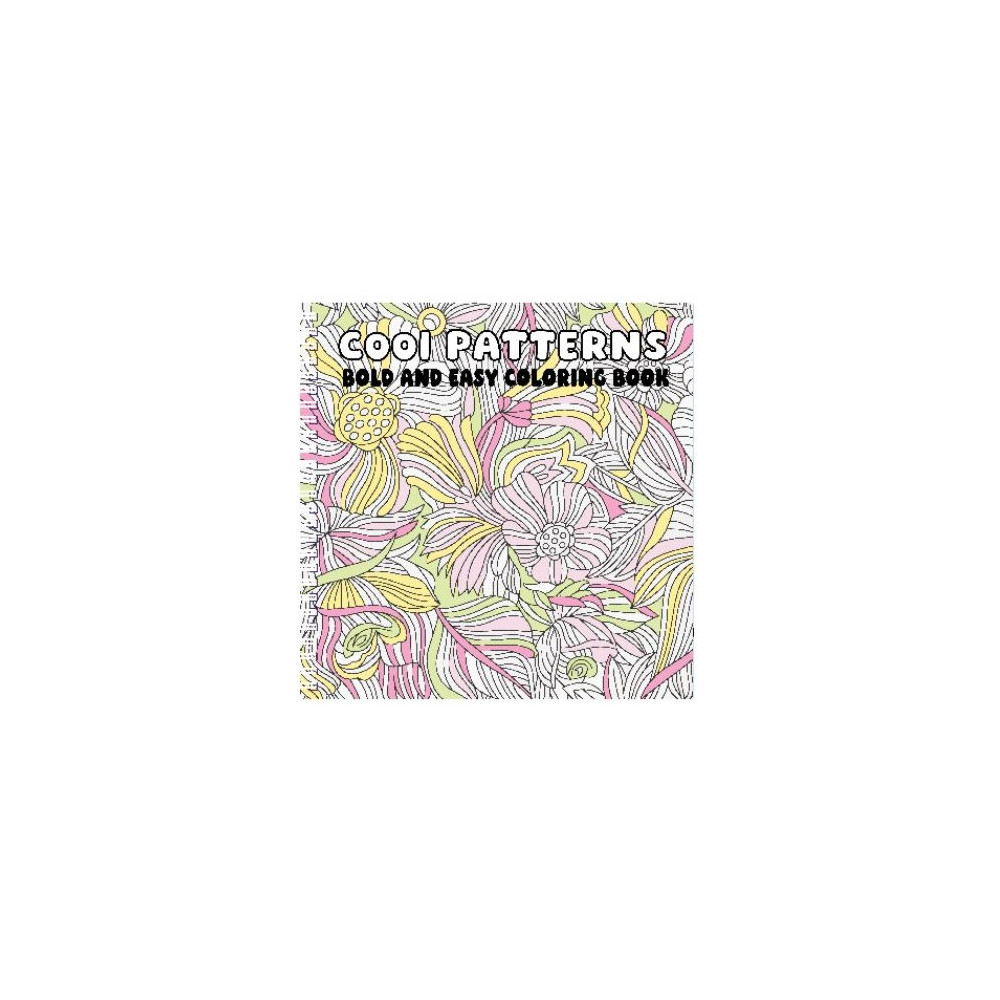 Produktbild för Cool Patterns Bold and Easy Coloring Book (häftad, eng)