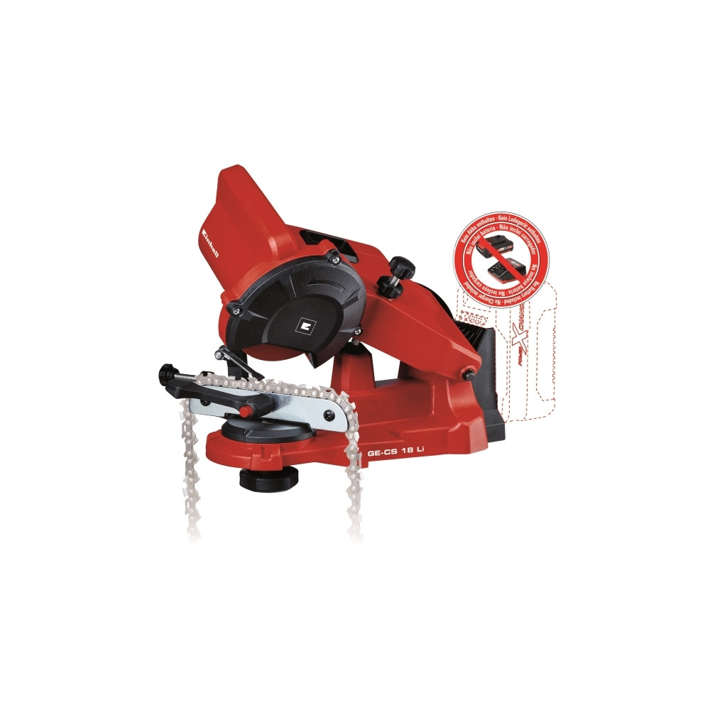 Produktbild för Einhell GE-CS 18 Li-Solo, 6500 RPM, Svart, Röd, 1,68 kg, 285...