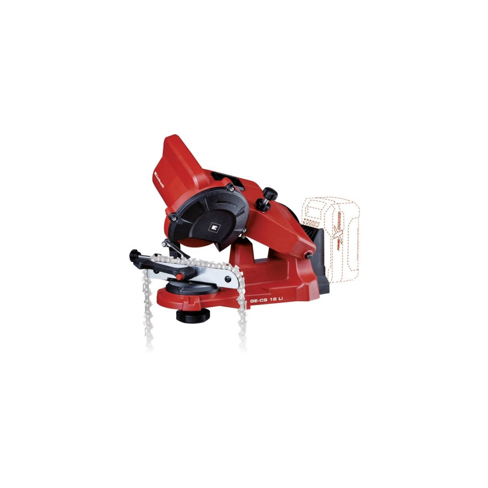 Produktbild för Einhell GE-CS 18 Li-Solo, 6500 RPM, Svart, Röd, 1,68 kg, 285...