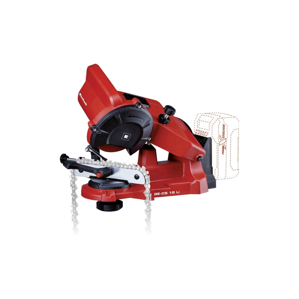 Produktbild för Einhell GE-CS 18 Li-Solo, 6500 RPM, Svart, Röd, 1,68 kg, 285...