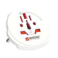 Produktbild för SKROSS PRO Light USB - World strömadapter - 2 x USB, typ B, Typ G, Typ I