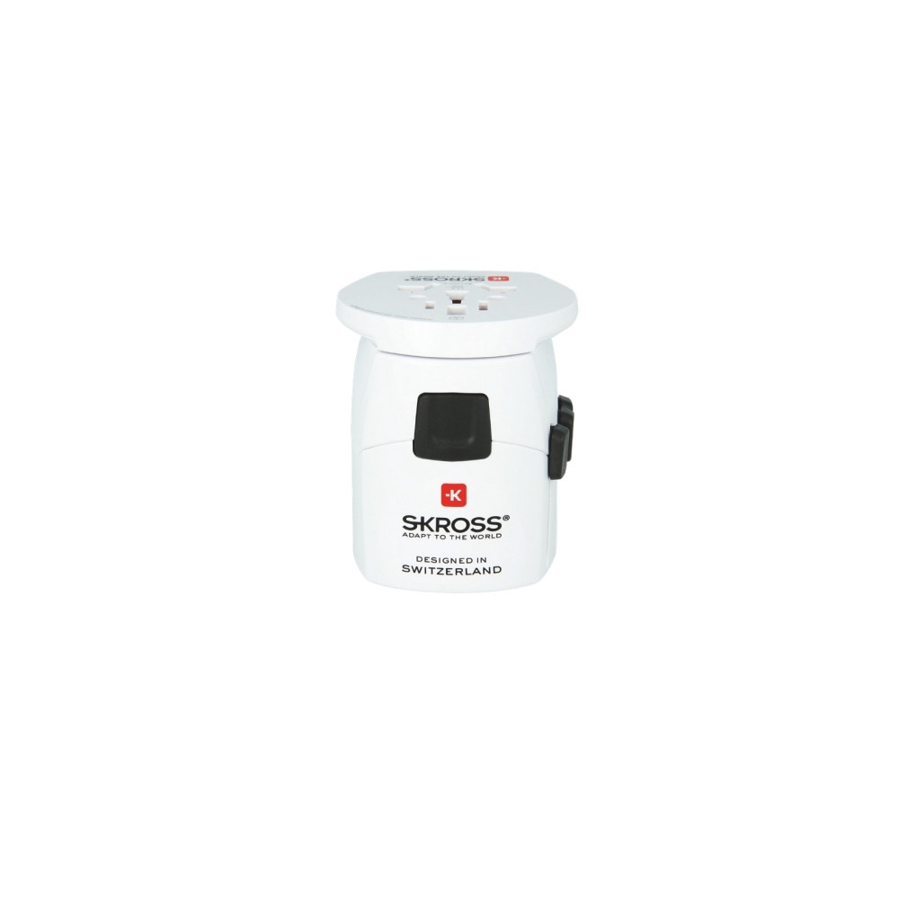 Produktbild för SKROSS PRO Light USB - World strömadapter - 2 x USB, typ B, Typ G, Typ I