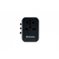Produktbild för Verbatim UTA-03 strömadapter - USB, USB-C - 30 Watt