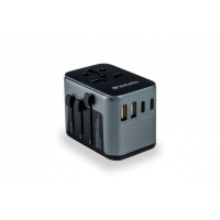 Produktbild för Verbatim UTA-03 strömadapter - USB, USB-C - 30 Watt