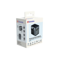Produktbild för Verbatim UTA-03 strömadapter - USB, USB-C - 30 Watt