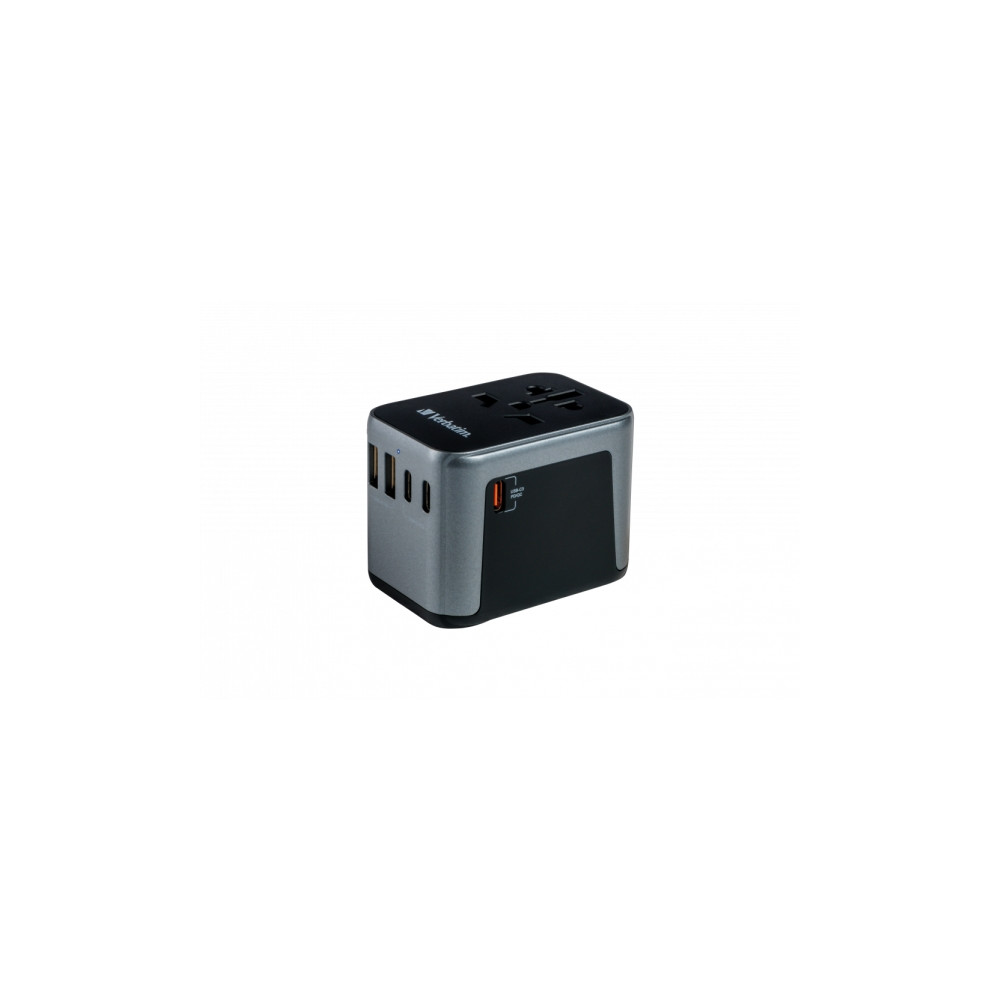 Produktbild för Verbatim UTA-03 strömadapter - USB, USB-C - 30 Watt