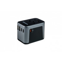 Produktbild för Verbatim UTA-03 strömadapter - USB, USB-C - 30 Watt