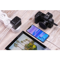 Produktbild för Verbatim UTA-03 strömadapter - USB, USB-C - 30 Watt
