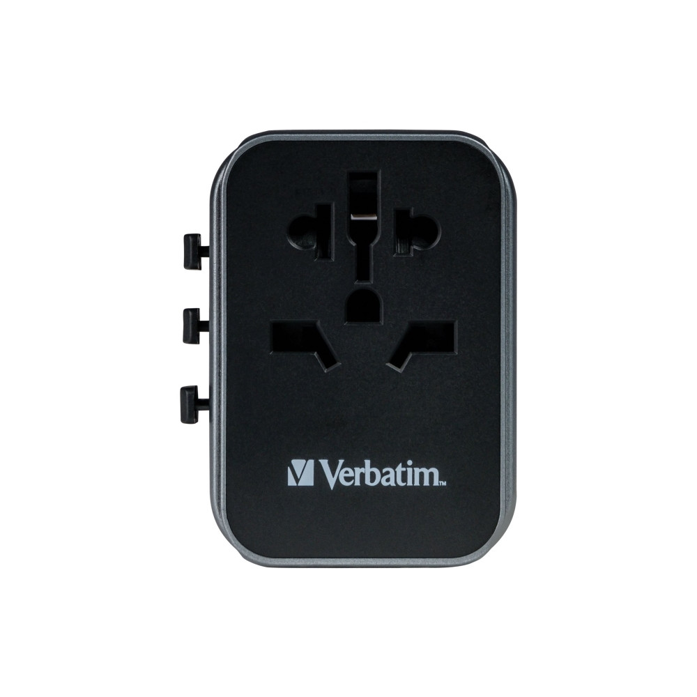 Produktbild för Verbatim UTA-03 strömadapter - USB, USB-C - 30 Watt